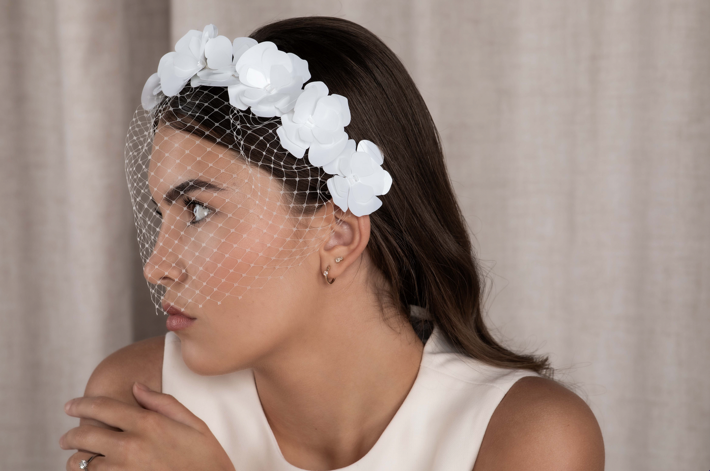 Alora Birdcage Veil